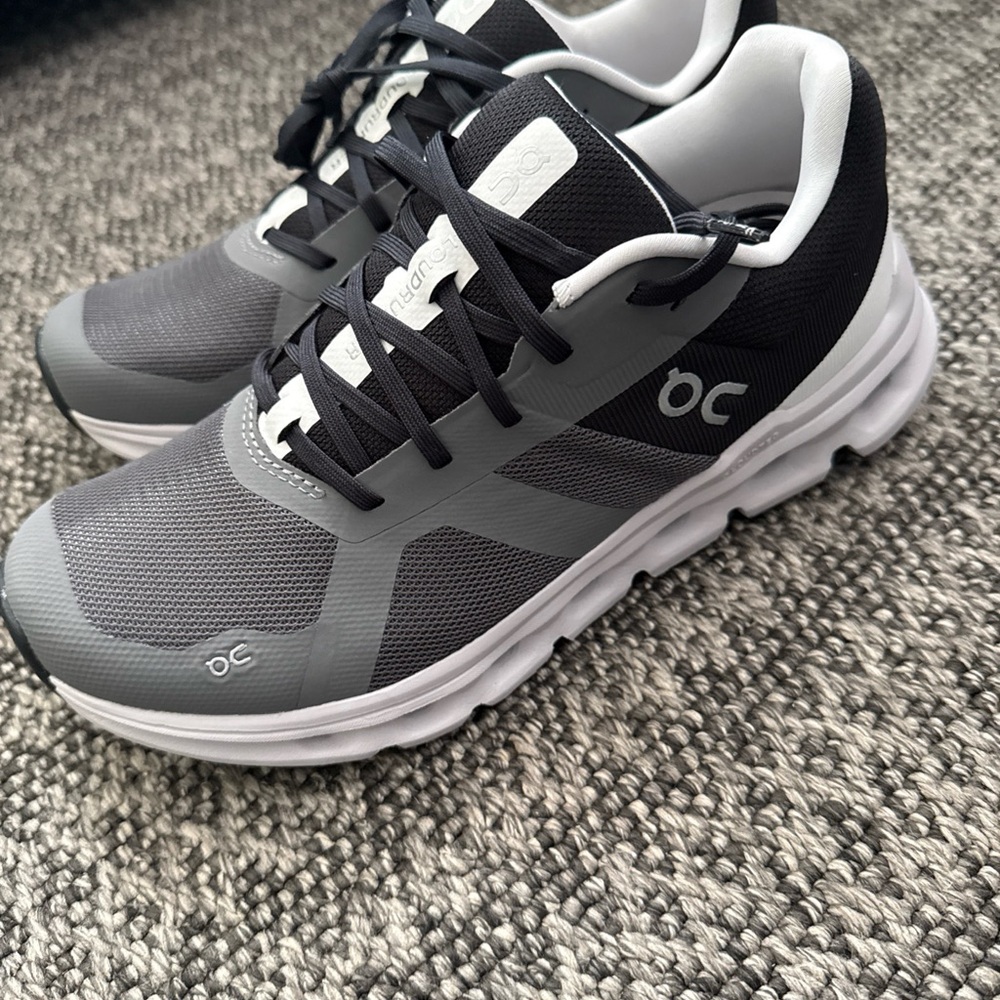 On Cloud Cloudrunner Running Shoes Grey Black Wom… - image 2